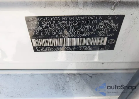 2016 Lexus Gs 350 F Sport z USA, uszkodzony, nr VIN JTHBZ1BL5GA004950